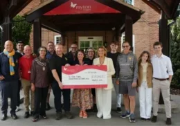 The Myton Hospices - KENFEST Cheque Photo