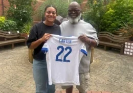 The Myton Hospices - England Lioness Jess Carter and Dad, Chris