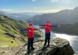 The Myton Hospices - Alex and Edward climbing Snowdon
