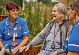 The Myton Hospices - Nurses and Patient